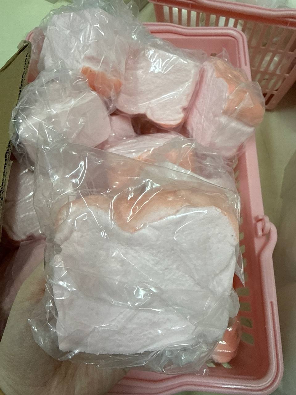 Hachimi Pink Custard Cake
