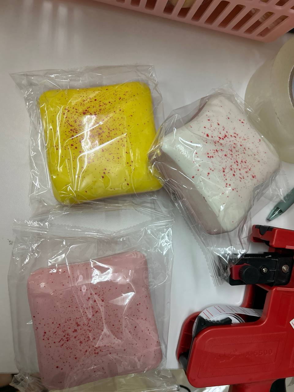 (In-Store Only) Sticky Pink Toast Squishy