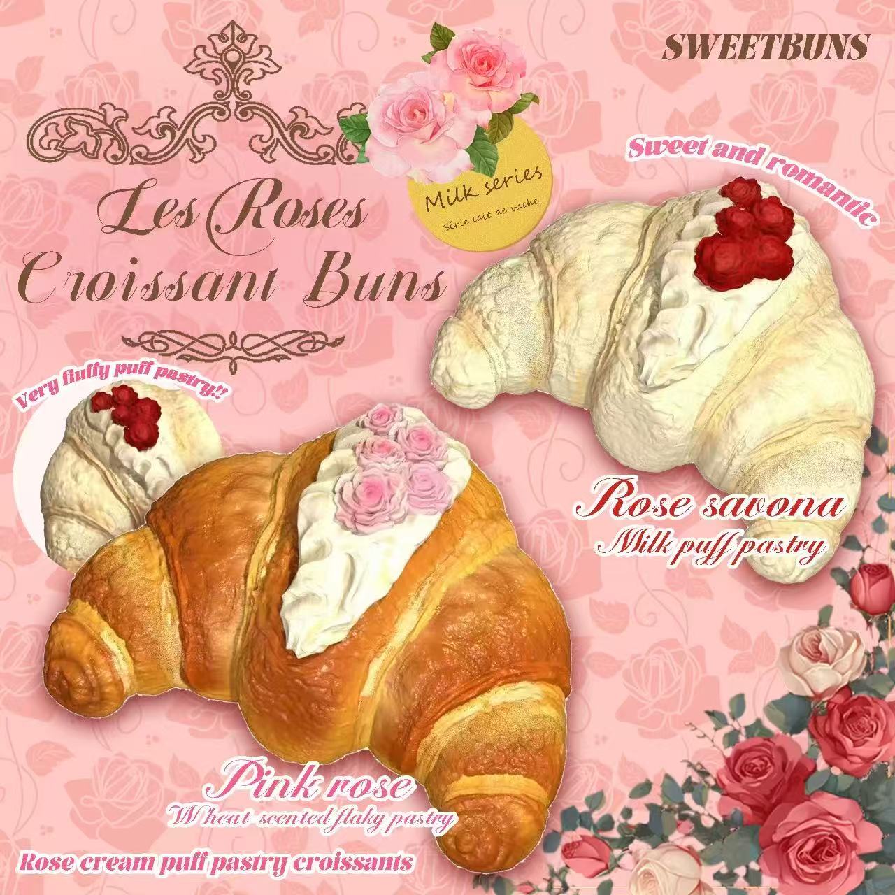 Sweetbuns Rose Croissant
