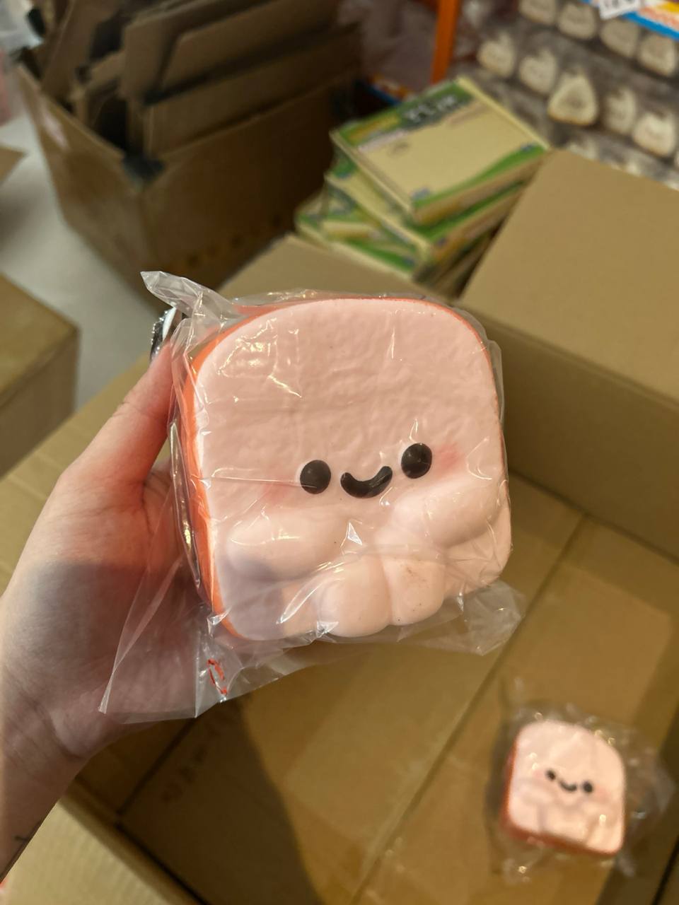 Hachimi hug toast pink